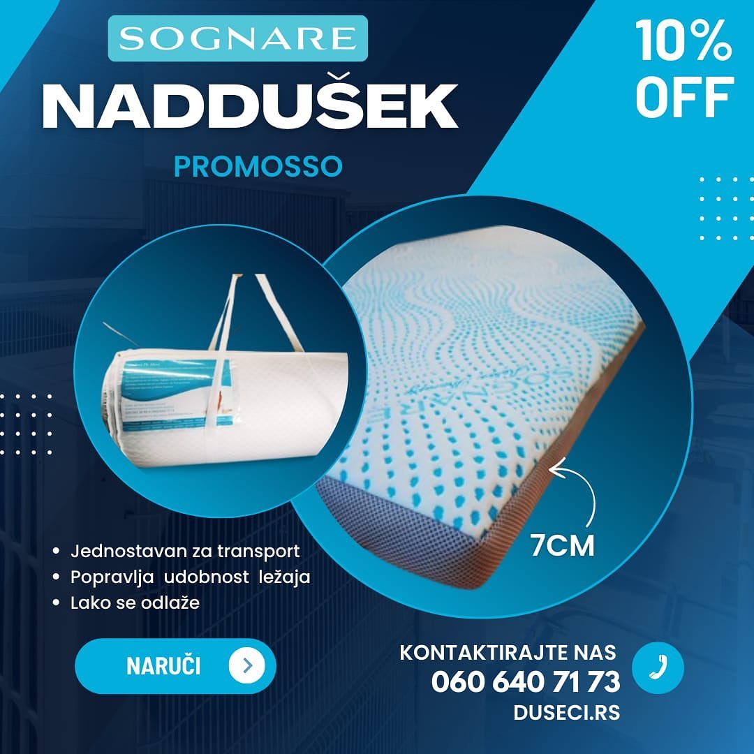 Naddušek Promosso 100x190